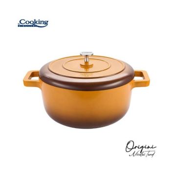 Semioala Aluminiu Turnat + Capac 26x12.5 cm,5.8l, Nicolai Tand, Origini, Cooking by Heinner