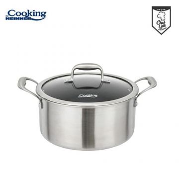 Semioala cu capac Heinner TITANIUM3, 20 x 10 cm, 2.8 L