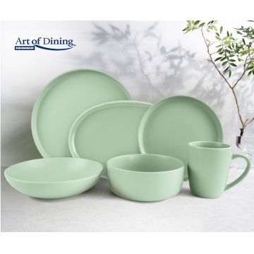 Set 5 boluri Yvonne, Art of Dining by Heinner, 16 cm, ceramica, turcoaz