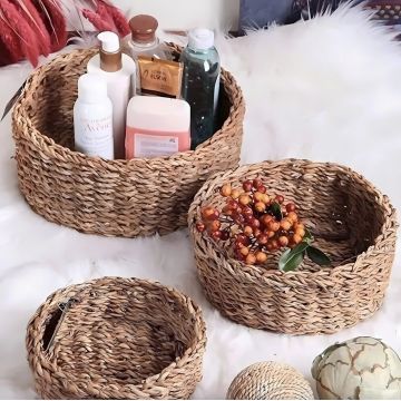 Set cosuri, Dynasty, 960DYN1941, Fibre naturale , 12x30 cm, Lemn