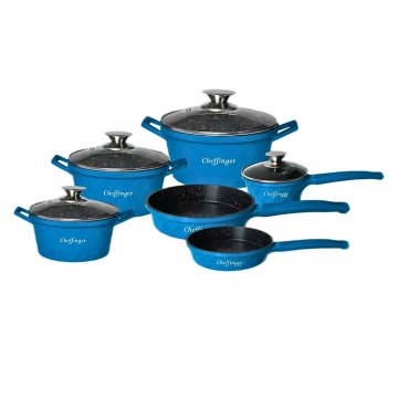 Set Cratite 6 Piese Cheffinger Diamond  Acoperire cu marmura