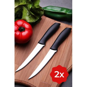 Set de cuțite, 2 bucati Chef Negru 27.2x6.5x1.6 cm