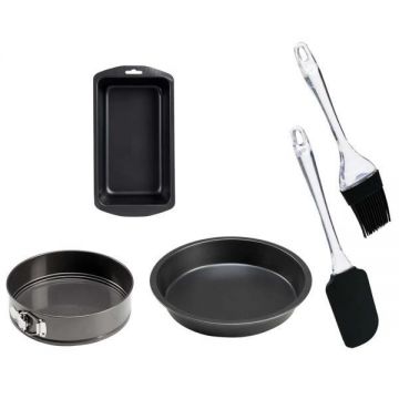 Set pentru patiserie compus din 3 tavi, pensula si spatula