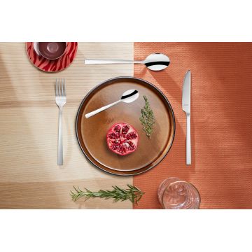 Set tacamuri 24 piese Manille, Amefa, 6 persoane, inox 18/0, argintiu