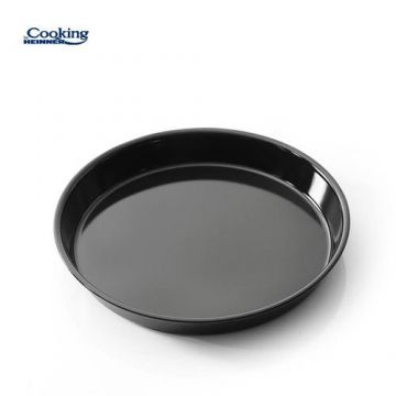 Tava emailata rotunda Heinner HR-NR-R40, 40 x 4.5 CM (Negru)