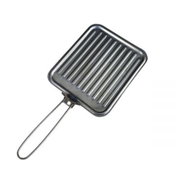 Tava pentru copt legume si carne, Inteliced®, 24 x 20 cm, utilizabila pe aragaz sau foc