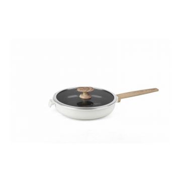 Tigaie aluminiu cu capac 20x4.5 cm, Wild Stone, Cooking by Heinner