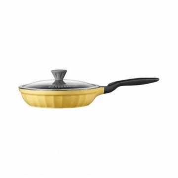 Tigaie BUYDEEM CP151-MY, Aluminiun turnat, 25 cm (Galben)
