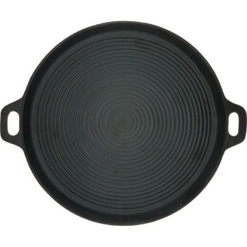 Tigaie fonta cu 2 manere Grill Chef, diametru 33 cm