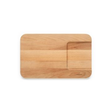 Tocator pentru legume, Brabantia, Profile, 40x25x1.8 cm, lemn de fag, natural