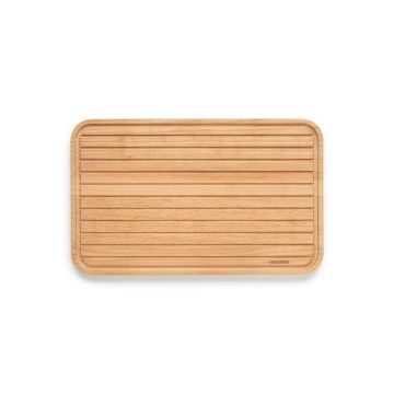 Tocator pentru paine, Brabantia, Profile, 40.1x25x1.9 cm, lemn de fag, natural
