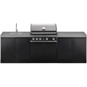 Bucatarie de exterior Grandhall K0GK-01 si Gratar pe gaz Maxim GTI4B-V K04000199A