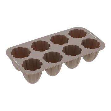 Formă de copt din silicon 14x28 cm Dome Latte – Blomsterbergs