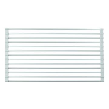 Scurgător de vase argintiu din aluminiu Metro – iDesign