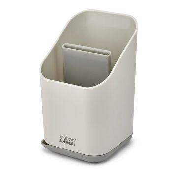 Scurgător de vase gri deschis pentru tacâmuri din plastic 12x11 cm Duo – Joseph Joseph