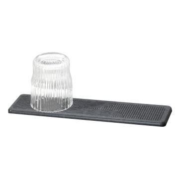Scurgător de vase gri din diatomit 30x8 cm Damon – Wenko