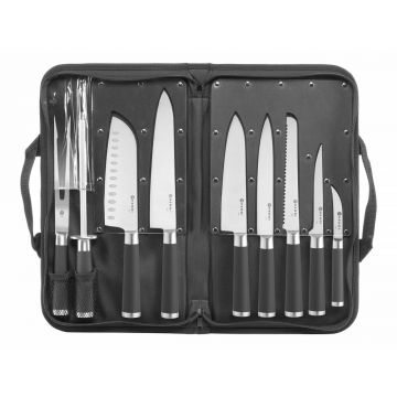 Set de cuțite din oțel inoxidabil 9 buc. – Hendi
