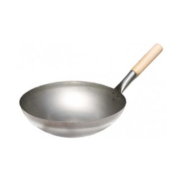 Set tigaie wok si stativ rotund pentru arzator lateral ALL'GRILL 19999WR