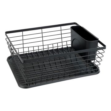 Suport pentru scurs vase Wenko Drip, negru