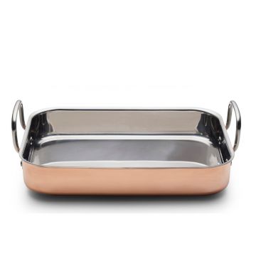 Tavă de copt din cupru/din oțel inoxidabil 25,5x35 cm – Blomsterbergs
