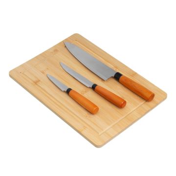 Tocător cu accesorii din bambus 25x35 cm – Casa Selección