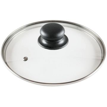 Capac Universal din Sticla, 24 cm, Rezistent la Caldura, Vilde