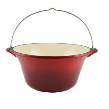 Ceaun Fontă Emailat 10.8 L – Ideal pentru Gătit Tradițional