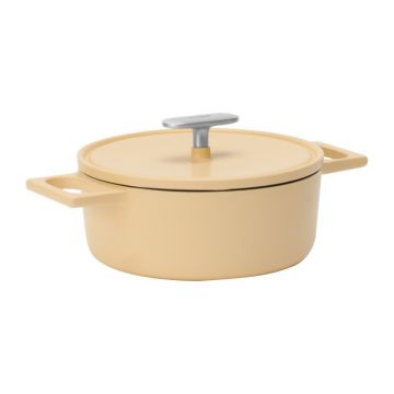 Cratiță cu capac din fontă 2 l adecvată pentru plita cu inducție Mattia 3.0 – FABINI