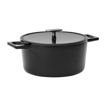 Cratiță cu capac din fontă 5,5 l adecvată pentru plita cu inducție Mattia 3.0 – FABINI