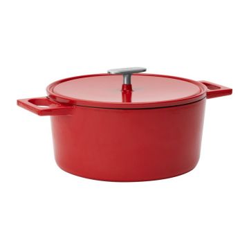 Cratiță cu capac din fontă 5,5 l adecvată pentru plita cu inducție Mattia 3.0 – FABINI