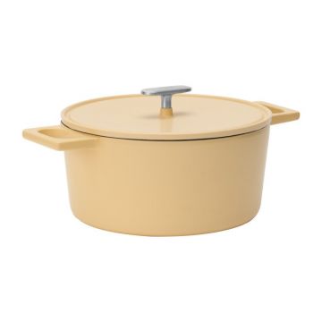 Cratiță cu capac din fontă 5,5 l adecvată pentru plita cu inducție Mattia 3.0 – FABINI