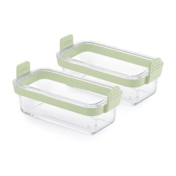 Forme de copt 2 buc. din sticlă 20x9,5 cm – Lékué