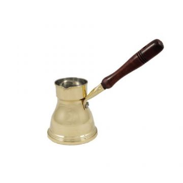 Ibric cafea din bronz 320 ml maner lemn Oriental N5