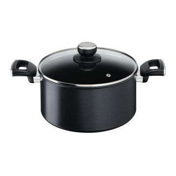 Oală cu capac/cu suprafață antiaderentă 5,2 l Unlimited G2554672 – Tefal