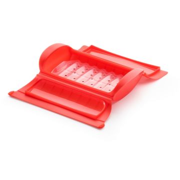 Recipient din silicon pentru gătire la aburi – Lékué