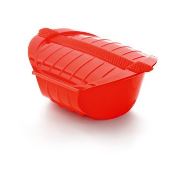 Recipient din silicon pentru gătire la aburi – Lékué