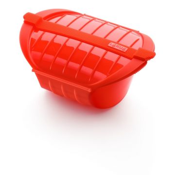 Recipient din silicon pentru gătire la aburi – Lékué