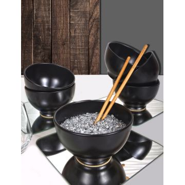 Set 6 boluri ST103006F956, Keramika, 12.2x12.2x5.9 cm, ceramica