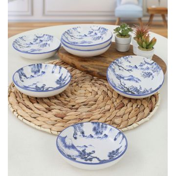 Set boluri ceramice pentru sos, Hermia, 275KRM1467, Antibacterian, Alb