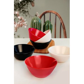 Set boluri, Hermia, 275KRM1892, Antibacterian, Roșu / Negru / Alb