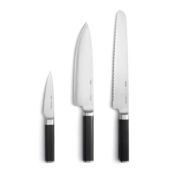 Set de cuțite din oțel inoxidabil 3 buc. Trino – FABINI