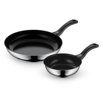 Tigăi cu suprafață ceramică 2 buc. din oțel inoxidabil ø 28 cm Devil – WMF