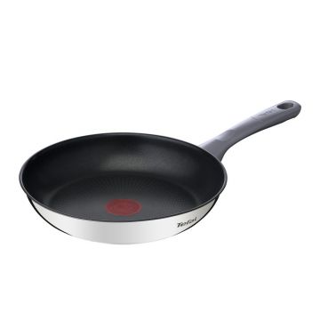 Tigaie cu suprafață antiaderentă din oțel inoxidabil ø 24 cm Daily Cook G7300455 – Tefal