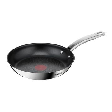 Tigaie cu suprafață antiaderentă din oțel inoxidabil ø 24 cm Intuition B8170444 – Tefal