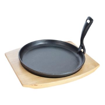 Tigaie tip grill cu mâner reglabil din fontă ø 22 cm LITINA – Orion