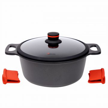 Cratita aluminiu, 24cm/3,6L, "Noble" - Zokura