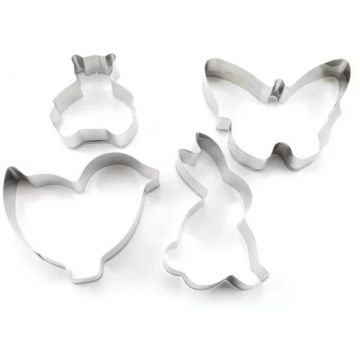 Forme de Decupaj, Teme de Paste si Primavara, 4 Bucati, Perfect Home