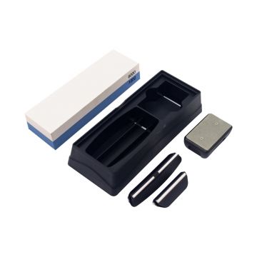 Kit ascutire cutite cu piatra ascutire 5 piese, Zokura