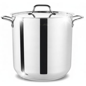 Oala din Inox cu Capac, 26 cm, 13.40 l, Grunberg