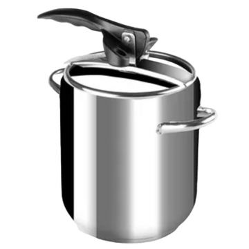 Oala sub Presiune din Inox, 3.5 l, 17 cm, Argintiu, Perfect Home